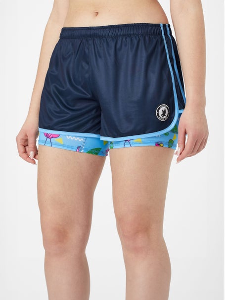 Flow Society Womens Flamingo Tennis 2-in-1 Short