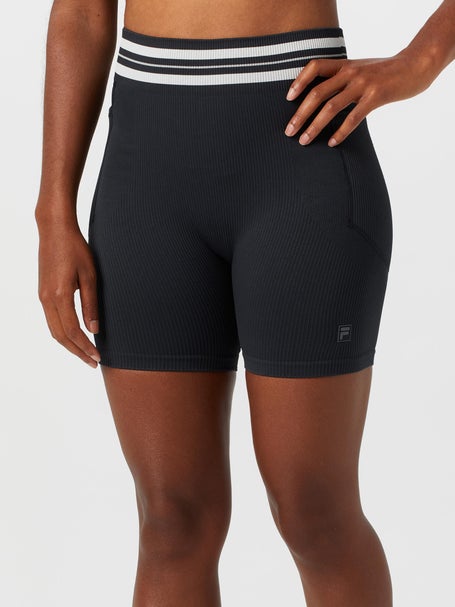 Fila Womens Casa Lucky Seamless Shortie-Black 