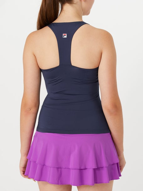 strapless open back dress Purple Ruffled Tiered Maxi Dress | Dress main image 0