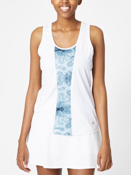 Fila Women's Essential Blue Fog Print Tank | Tennis Warehouse