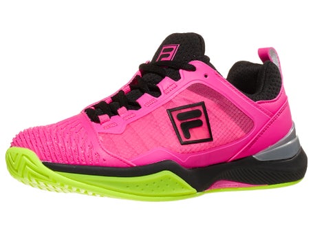 Anslået Diskant penge Fila Speedserve Pink/Yellow/Black Women's Shoes | Tennis Warehouse