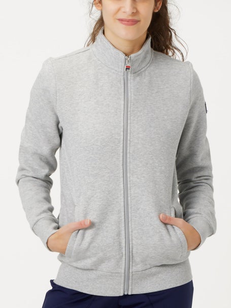 Blauwdruk Opmerkelijk kennisgeving Fila Women's Match Fleece Full Zip Jacket - Grey | Tennis Warehouse