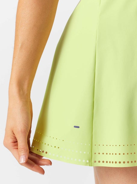 green emerald velvet dress FILA Women's KIKI Bodycon Dress, Green / Yellow / Red, size XS or size main image 1
