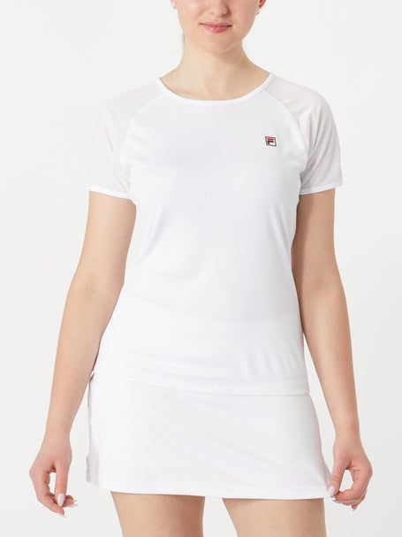 white fila t shirt women's