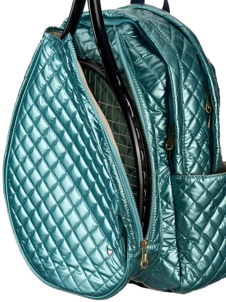 Glove It Quilted Tennis Racquet Backpack Teal | Tennis Warehouse display picture 1