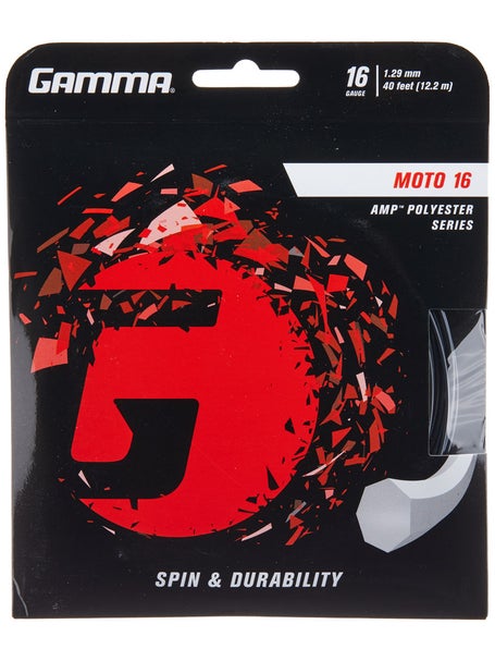 Gamma Moto 16g Tennis String (lime)