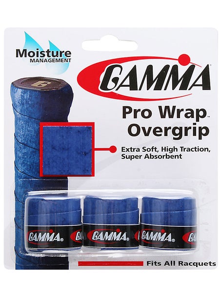 Gamma Pro Wrap Overgrip 3-pack Blue