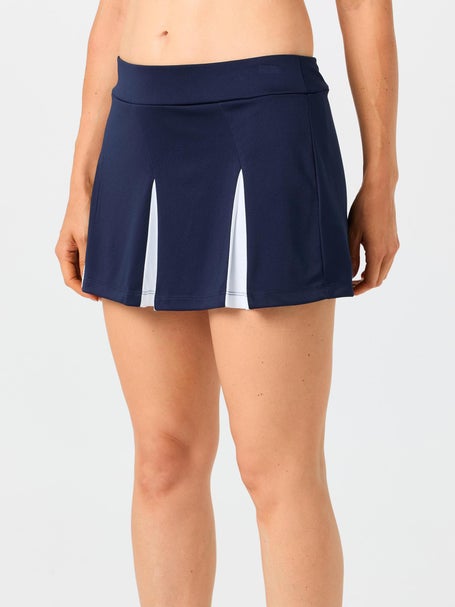 Grand Slam Womens Fall Pleat Colorblock Skirt