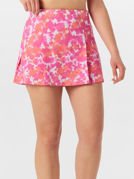 Grand Slam Womens Spring Front Pleat Print Skirt