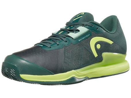 Head Sprint Pro 3.5 Clay Green/Light Green Mens Shoes