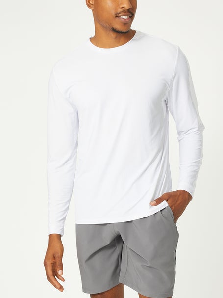 IBKUL Mens Long Sleeve Top - White