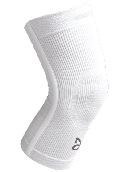 Incrediwear Novak Djokovic Knee Sleeve - White