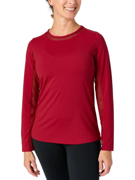 IBKUL Womens Essential Long Sleeve - Ruby