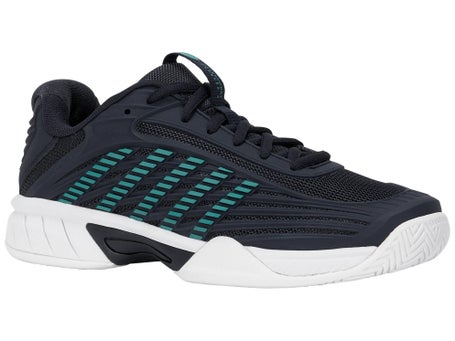 KSwiss Hypercourt Express 3 Carbon/Blue Junior Shoes