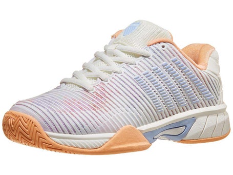 KSwiss Hypercourt Express 2 White/Peach Junior Shoe