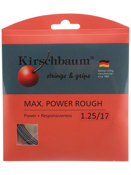 Kirschbaum Reel Max Power Tennis String 1.25mm/17-gauge Silver