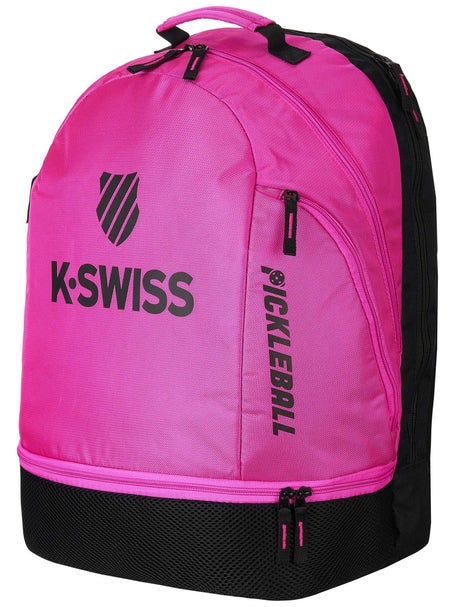 Spelen met met de klok mee Onbepaald KSwiss Pickleball Backpack - Pink/Black | Tennis Warehouse