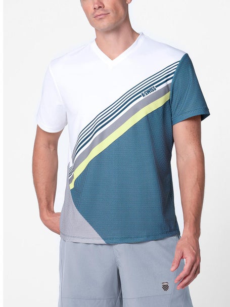 KSwiss Mens Peacoat Influx V-Neck Top