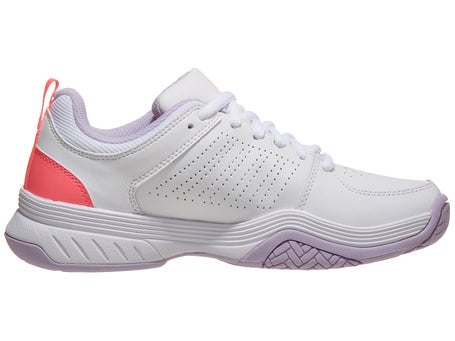 K-Swiss Court Express Omni tennisschoen voor meisjes, Jet Black Spicy Orange White, 34 EU