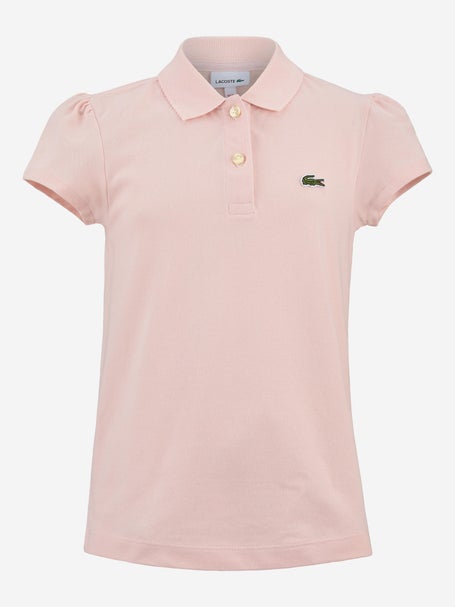 Lacoste Girls Scallop Collar Polo