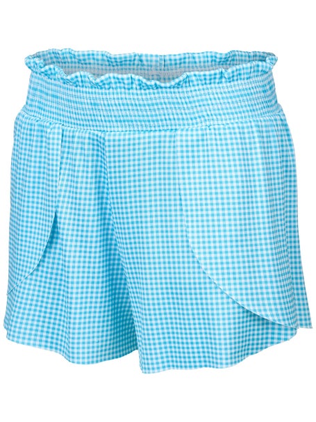 Lucky In Love Girls Core Checkmate Short - Blue