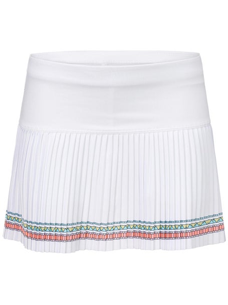 Lucky in Love Girls Club Stripe Pleat Skirt