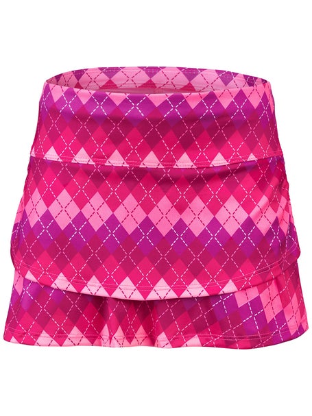 Lucky In Love Girls Diamond Court Tier Skirt