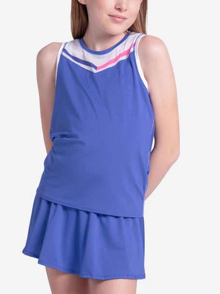 Lucky in Love Girls Bold Game On Tie Back Tank