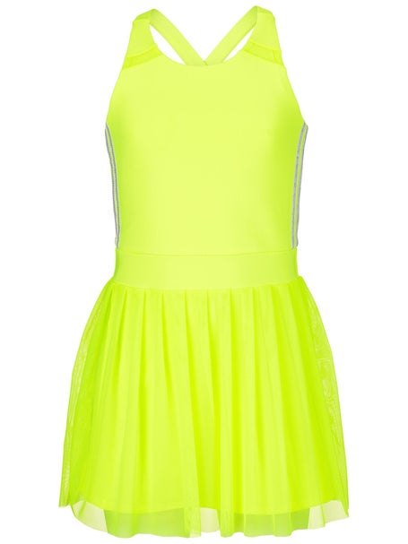 Lucky in Love Girls Game Time Dress - Yellow