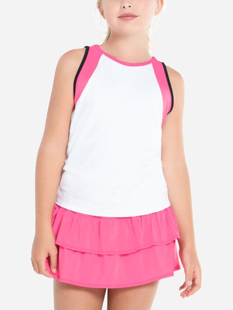 Lucky in Love Girls Prep Open Back Tank
