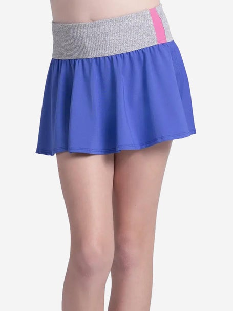 Lucky in Love Girls Bold Rib Line Flounce Skirt