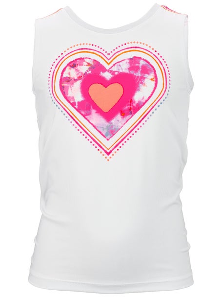 Lucky in Love Girls Shock N Love Tie Back Tank