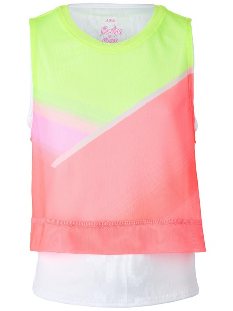 Lucky in Love Girls Sunset Spin Around Tank
