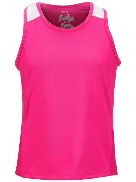 Lucky in Love Girls Shockin Tiebreak Tank