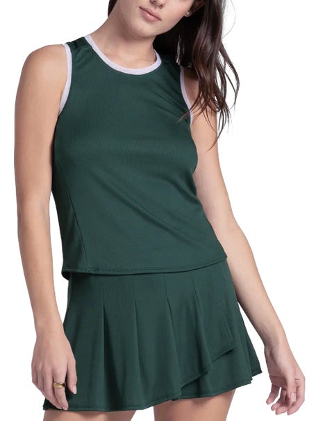 Lucky in Love Womens Preppy Airplay Rib Tank