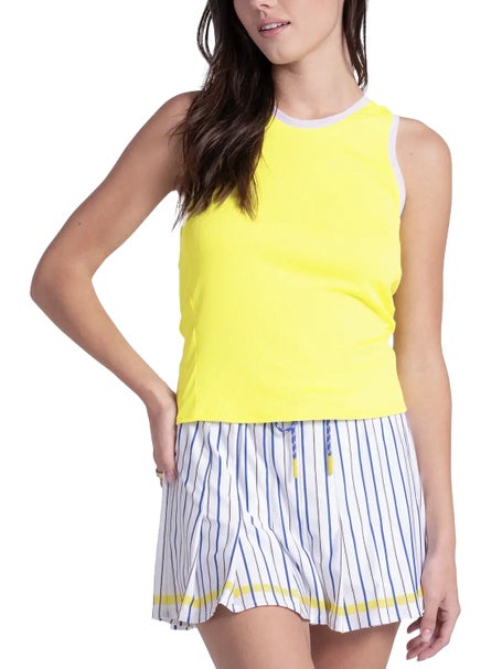 Lucky in Love Womens Bold Airplay Rib Tank