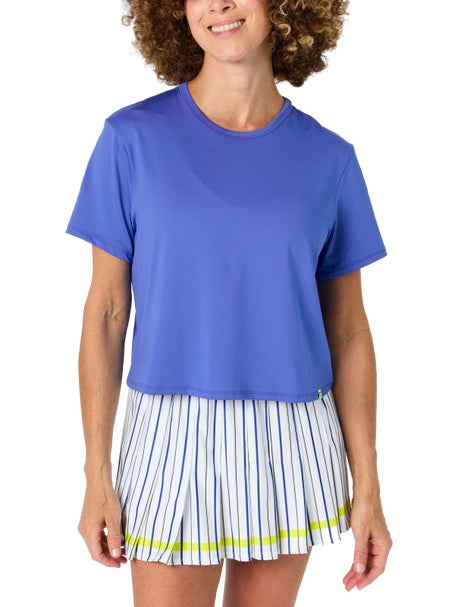 Lucky in Love Womens Power Box Tee - Parisian Blue