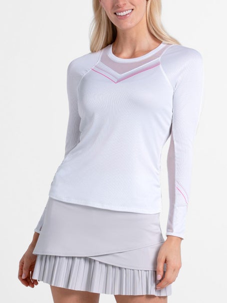 Lucky in Love Womens Weave It To Me Long Sleeve