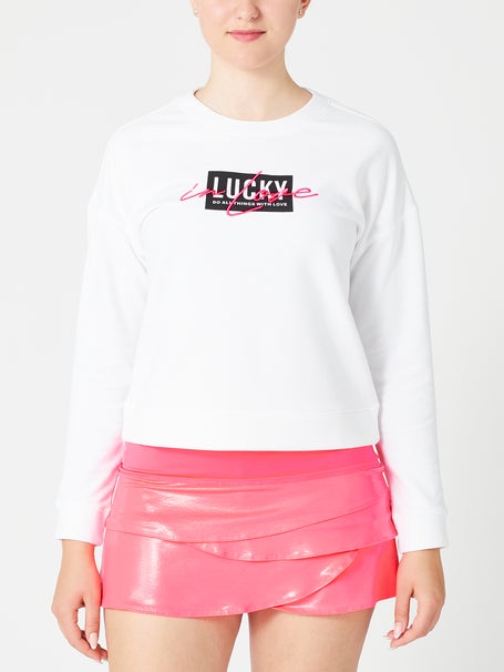 Lucky in Love Womens Signature Pullover