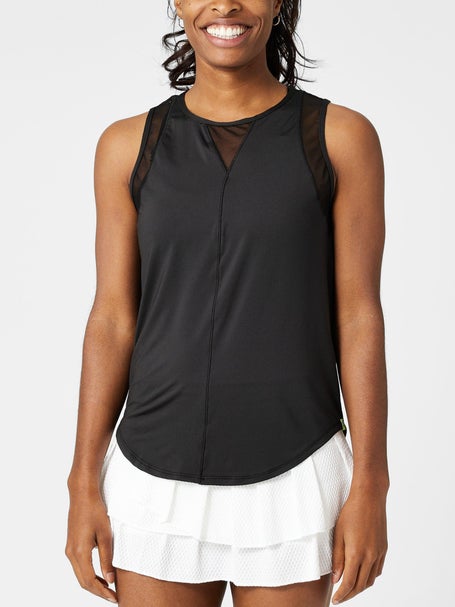 Lucky in Love Womens L-UV Chill Out Tank - Black