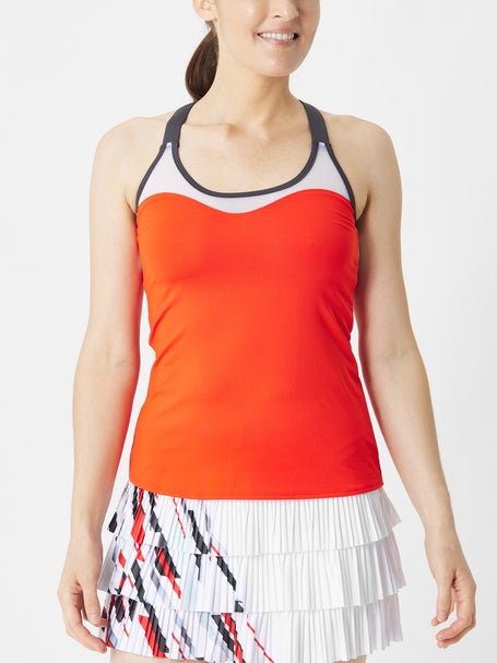 Lucky in Love Womens Tech It Out Crossover Tank