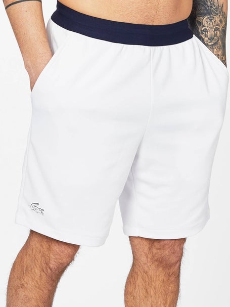 Lacoste Team Leader Short - White | Tennis Warehouse