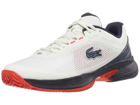 voordelig Oceaan afbreken Lacoste Tech Point Off White/Navy/Red Men's Shoes | Tennis Warehouse
