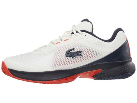 voordelig Oceaan afbreken Lacoste Tech Point Off White/Navy/Red Men's Shoes | Tennis Warehouse