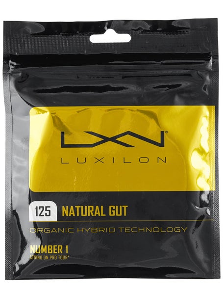 Wilson Luxilon 125 Natural Gut 16l Gauge Tennis String LXN for