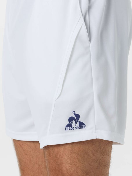 Short De Running Vintage Le Coq Sportif Pour Homme - Taille M - Bleu - Ligne Américaine Des Années 80