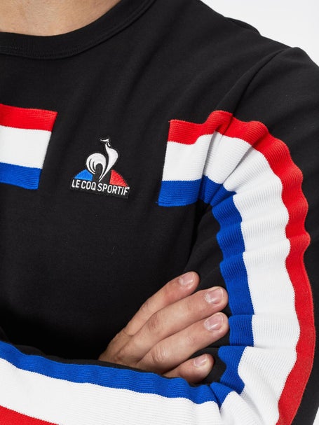 Visa Verslagen Hol Le Coq Sportif Men's Tricolores Crew Sweatshirt | Tennis Warehouse