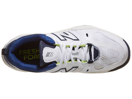 New Balance MC 1007 4E White/Navy Men's Shoes Tennis Warehouse