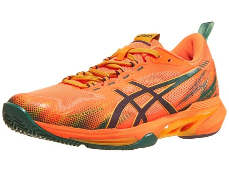 Asics Sonicsmash FF Padel Orange/Green Mens Shoes