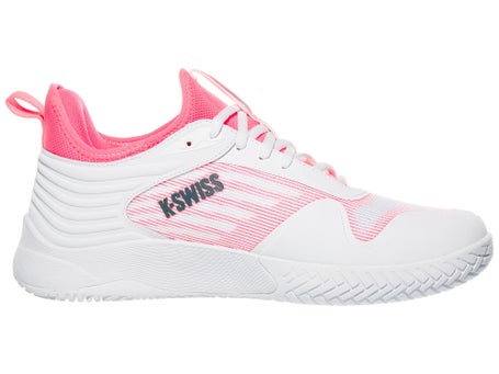 KSwiss Hypercourt Pinnacle White/Pink Men's Shoes Tennis Warehouse